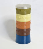Bead Sorter Cups for low effort separation of multiple sized beads - Kinetic Color Foundry