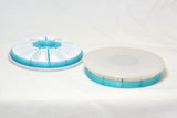 Lazy Susan Style Rotating Slanted Modular Pallette - Kinetic Color Foundry