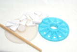 Lazy Susan Style Rotating Slanted Modular Pallette - Kinetic Color Foundry