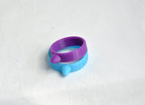 Unicorn Ring : A pressure point stim, customizable and 3d printed - Kinetic Color Foundry