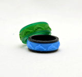 Dolphin Pattern Fidget Ring - Kinetic Color Foundry