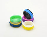 Musical Note Pattern Fidget Ring - Kinetic Color Foundry