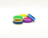 Musical Note Pattern Fidget Ring - Kinetic Color Foundry