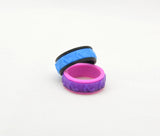 Musical Note Pattern Fidget Ring - Kinetic Color Foundry
