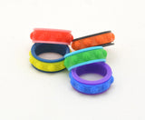 Basketball Pattern Fidget Ring - Kinetic Color Foundry