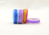 Wave Pattern Fidget Ring - Kinetic Color Foundry