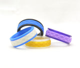 Weave Pattern Fidget Ring - Kinetic Color Foundry