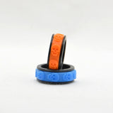 Skull Pattern Fidget Ring - Kinetic Color Foundry