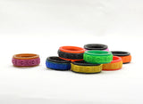Skull Pattern Fidget Ring - Kinetic Color Foundry