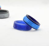 Star Pattern Fidget Ring - Kinetic Color Foundry
