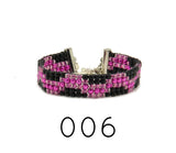 Retrowave Series Beaded Loom Bracelets for Tactile Stimming while Looking Fancy - Kinetic Color Foundry
