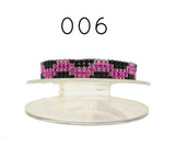 Retrowave Series Beaded Loom Bracelets for Tactile Stimming while Looking Fancy - Kinetic Color Foundry