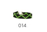 Retrowave Series Beaded Loom Bracelets for Tactile Stimming while Looking Fancy - Kinetic Color Foundry