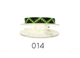 Retrowave Series Beaded Loom Bracelets for Tactile Stimming while Looking Fancy - Kinetic Color Foundry