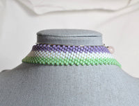 Choker Necklace: Genderqueer (Version A) - Kinetic Color Foundry