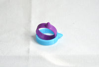 Unicorn Ring : A pressure point stim, customizable and 3d printed - Kinetic Color Foundry