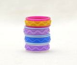 Wave Pattern Fidget Ring - Kinetic Color Foundry