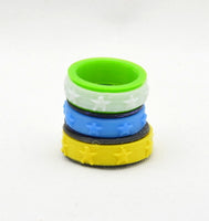 Star Pattern Fidget Ring - Kinetic Color Foundry