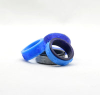 Star Pattern Fidget Ring - Kinetic Color Foundry