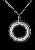 Nested Circle Asexual Pride Necklace - Kinetic Color Foundry